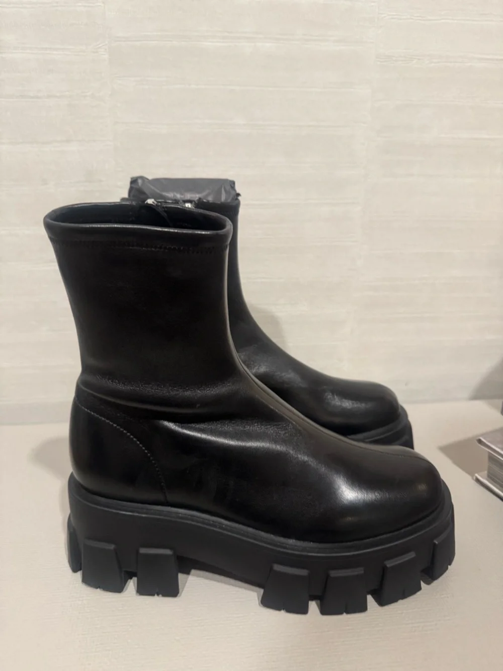 Prada Monolith Boots - Picture 3 of 7